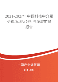 2021-2027年科技中介服务市场现状分析与发展前景报告