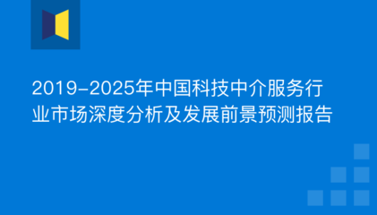 2019-2025年中国科技中介服务行业市场深度分析及发展前景预测报告